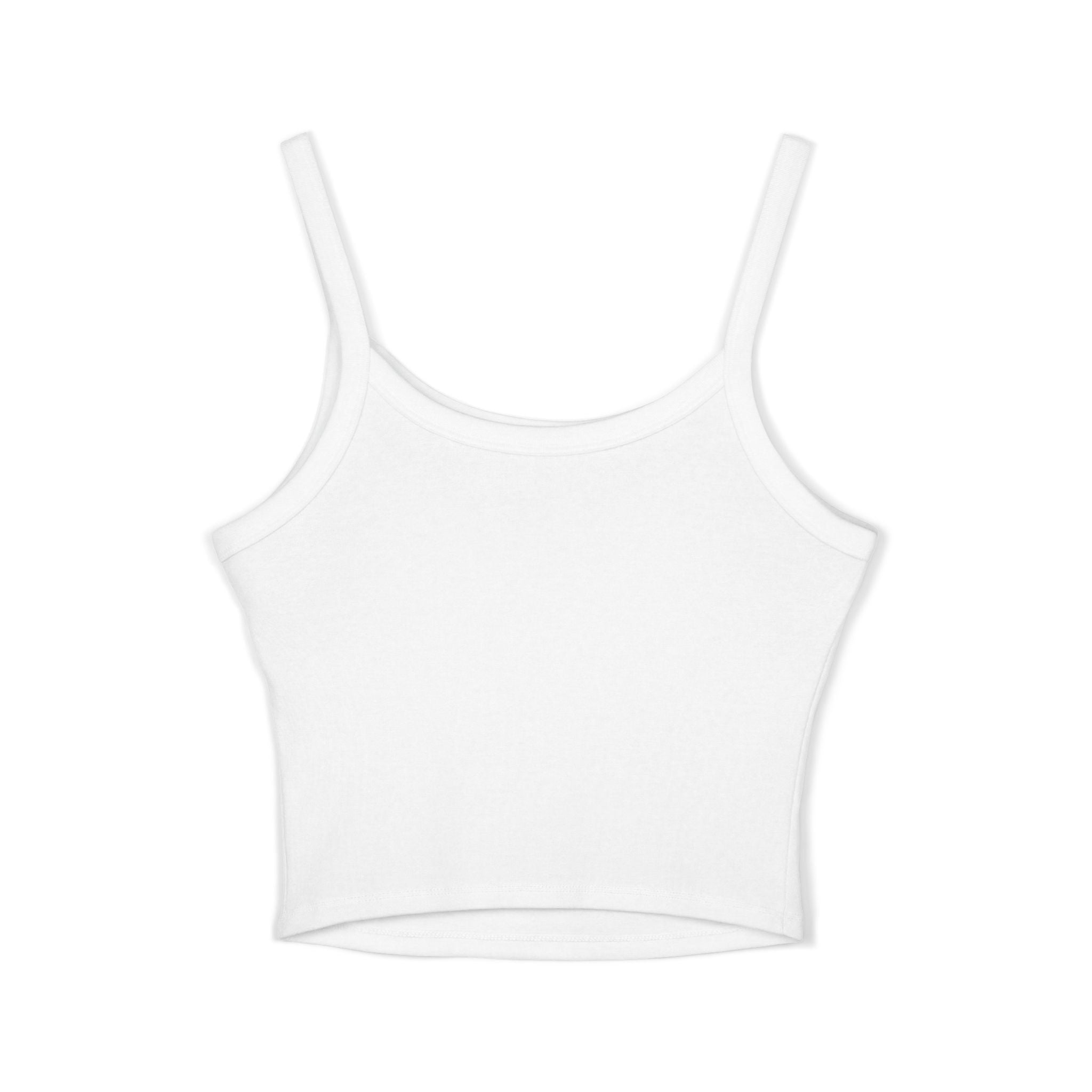 Uniqstar Red Star Crop Tank Top – Women’s Spaghetti Strap Graphic Tank
